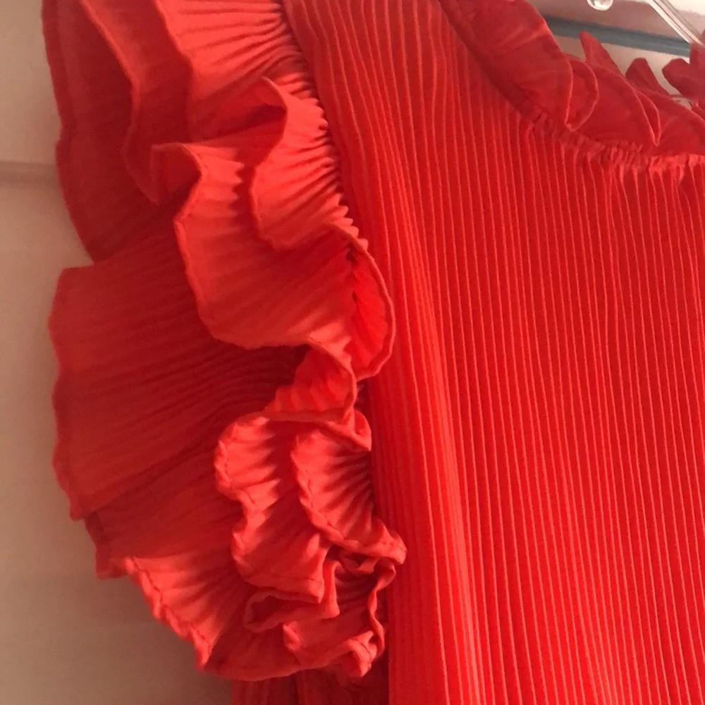 TCEC Coral Ruffle Blouse - Picture 2 of 7